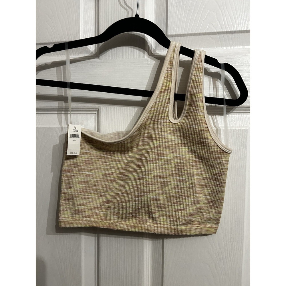 NWT Offline by Aerie Large Bra Bralette Recharge Ribbed Seamless One Shoulder